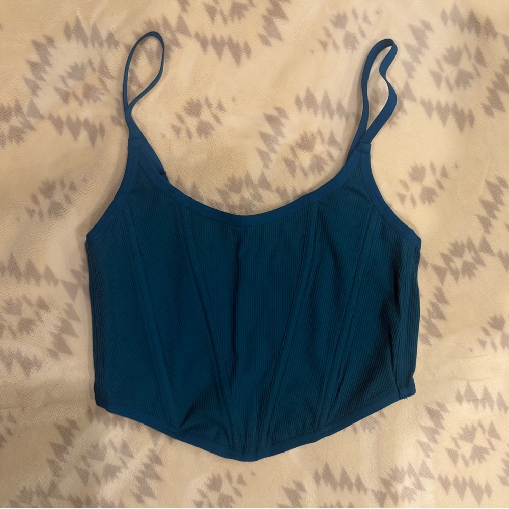 Colsie | Teal Bustier Style Top | Size M